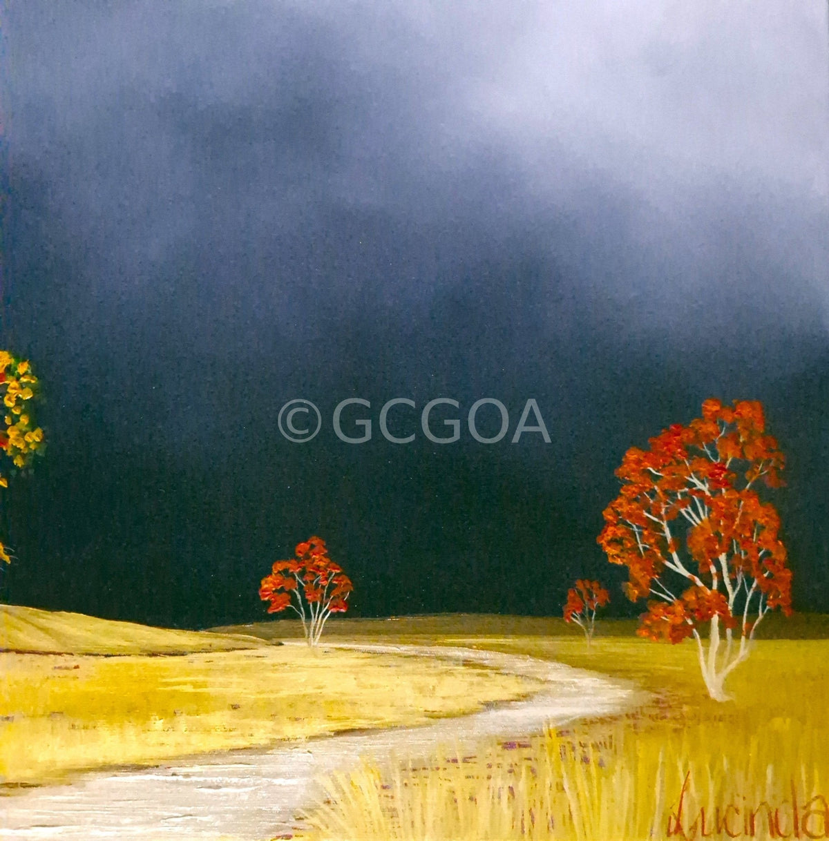 Autumn's Embrace - Original Art - Gold Coast Gallery Of ArtLucinda Leveille