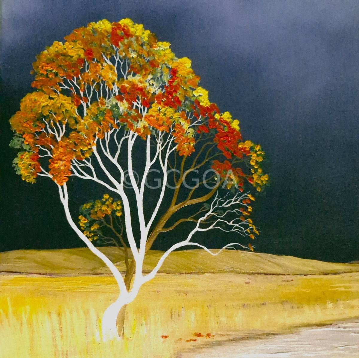 Autumn's Embrace - Original Art - Gold Coast Gallery Of ArtLucinda Leveille