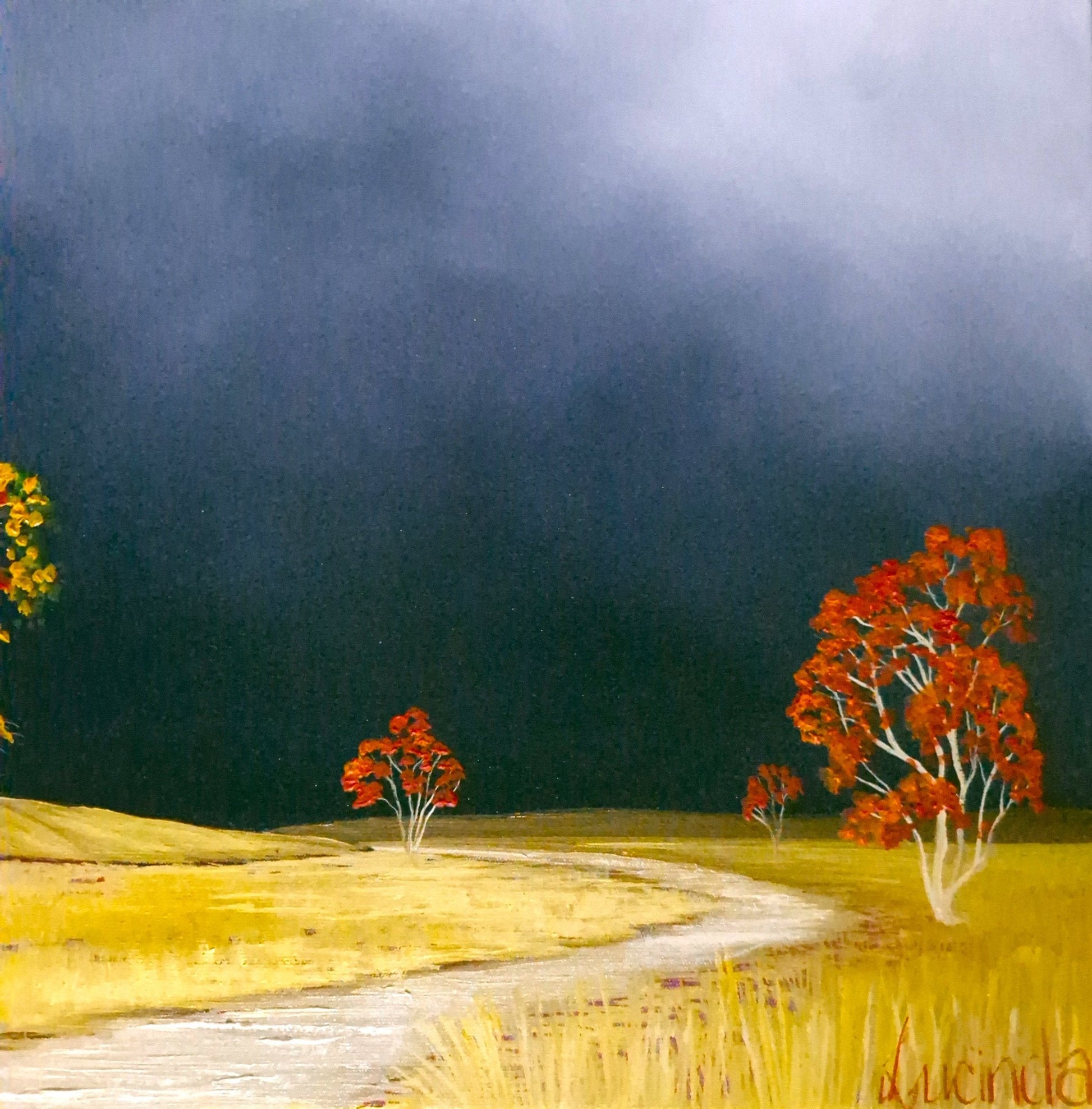 Autumn's Embrace - Original Art - Gold Coast Gallery Of ArtLucinda Leveille