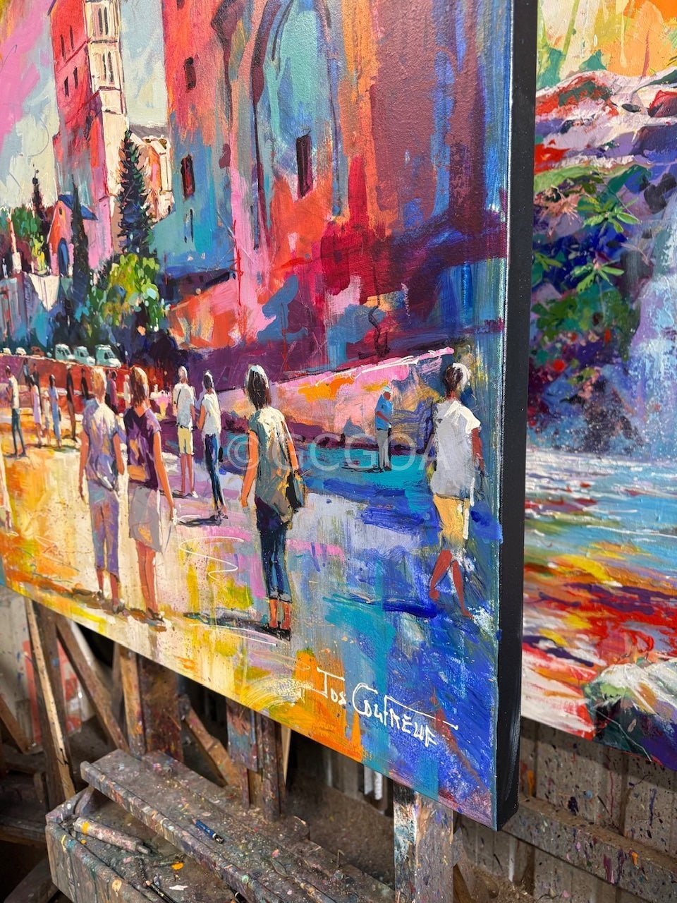 Avignon, France - Original Art - Gold Coast Gallery Of ArtJos Coufreur