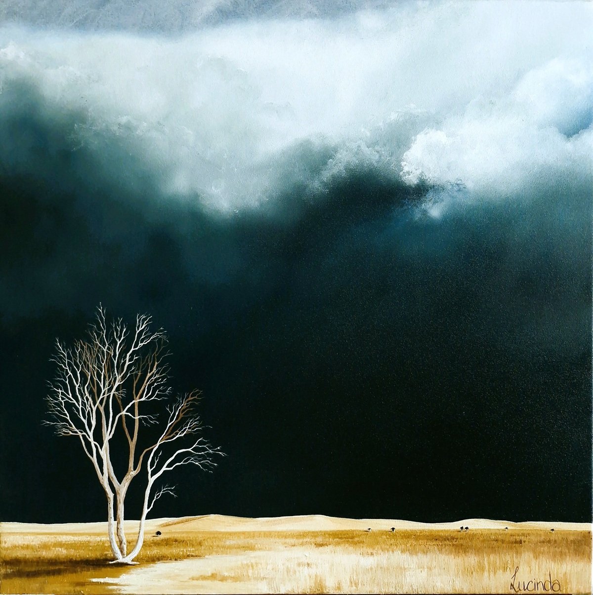 Awakening The Darkening Sky - Gold Coast Gallery Of ArtLucinda Leveille