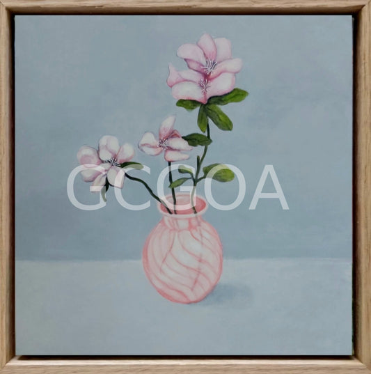 Azalea in Pink Glass - Gold Coast Gallery Of ArtFiona Thorning