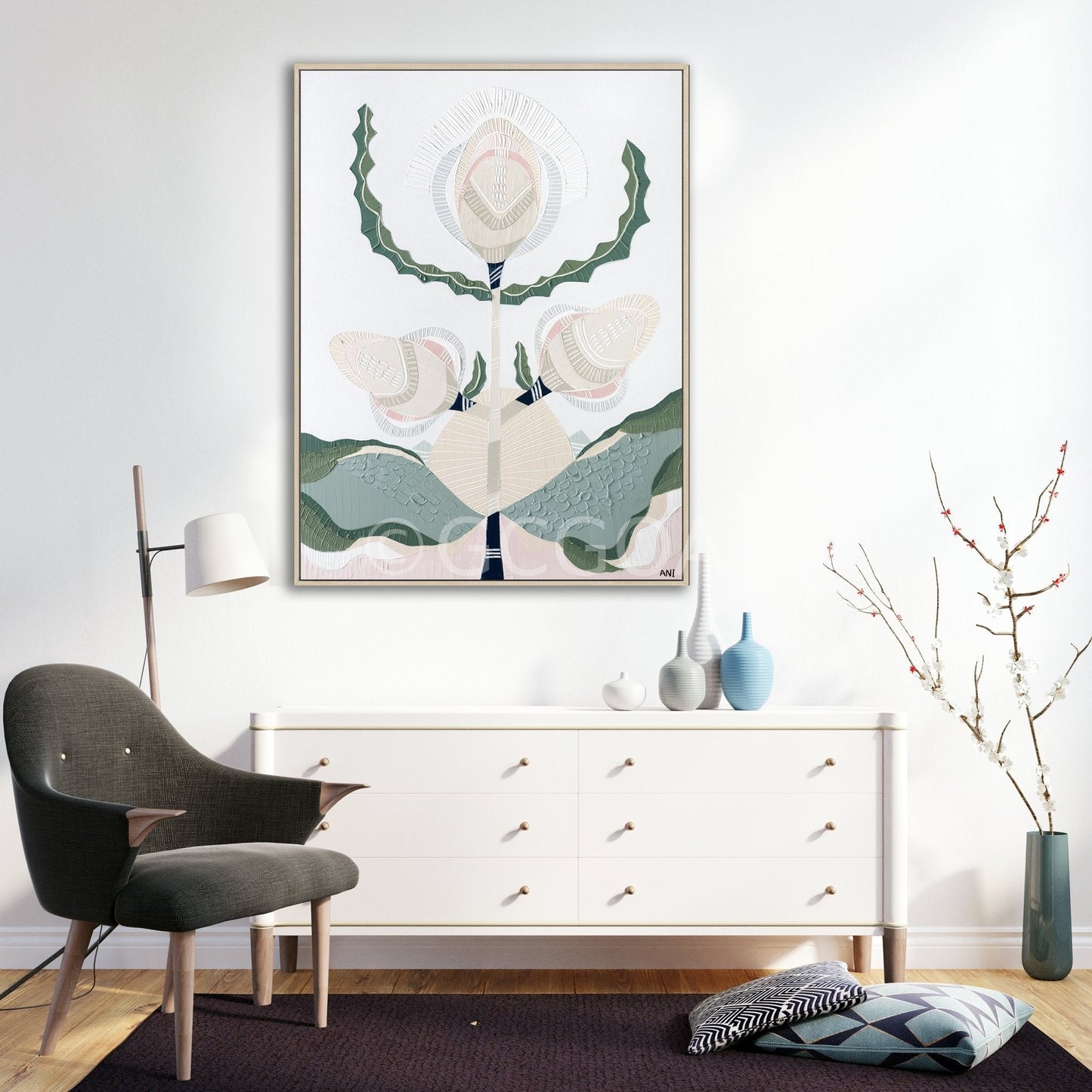 Banksia Elements 1 - Original Art - Gold Coast Gallery Of ArtAni Ipradjian