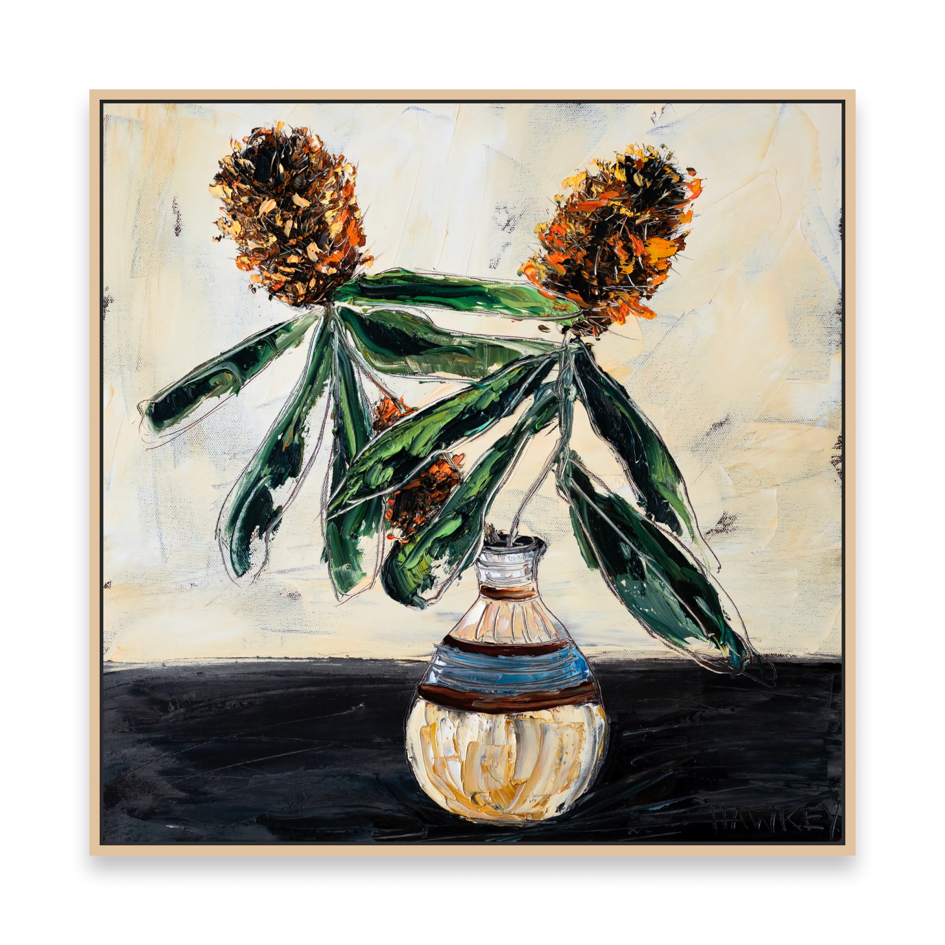 Banksia - Fine Art Print - Gold Coast Gallery Of ArtAngela Hawkey