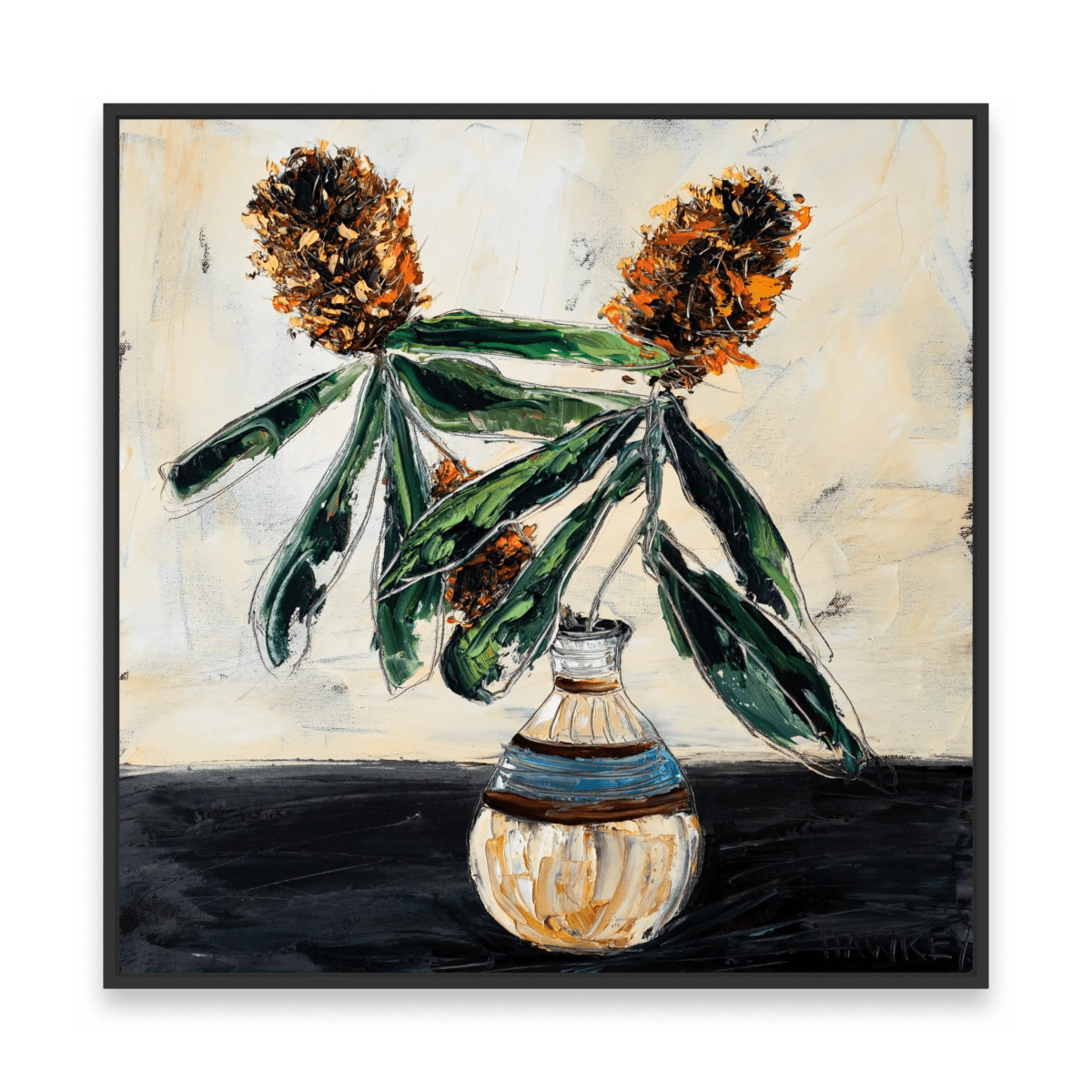 Banksia - Fine Art Print - Gold Coast Gallery Of ArtAngela Hawkey