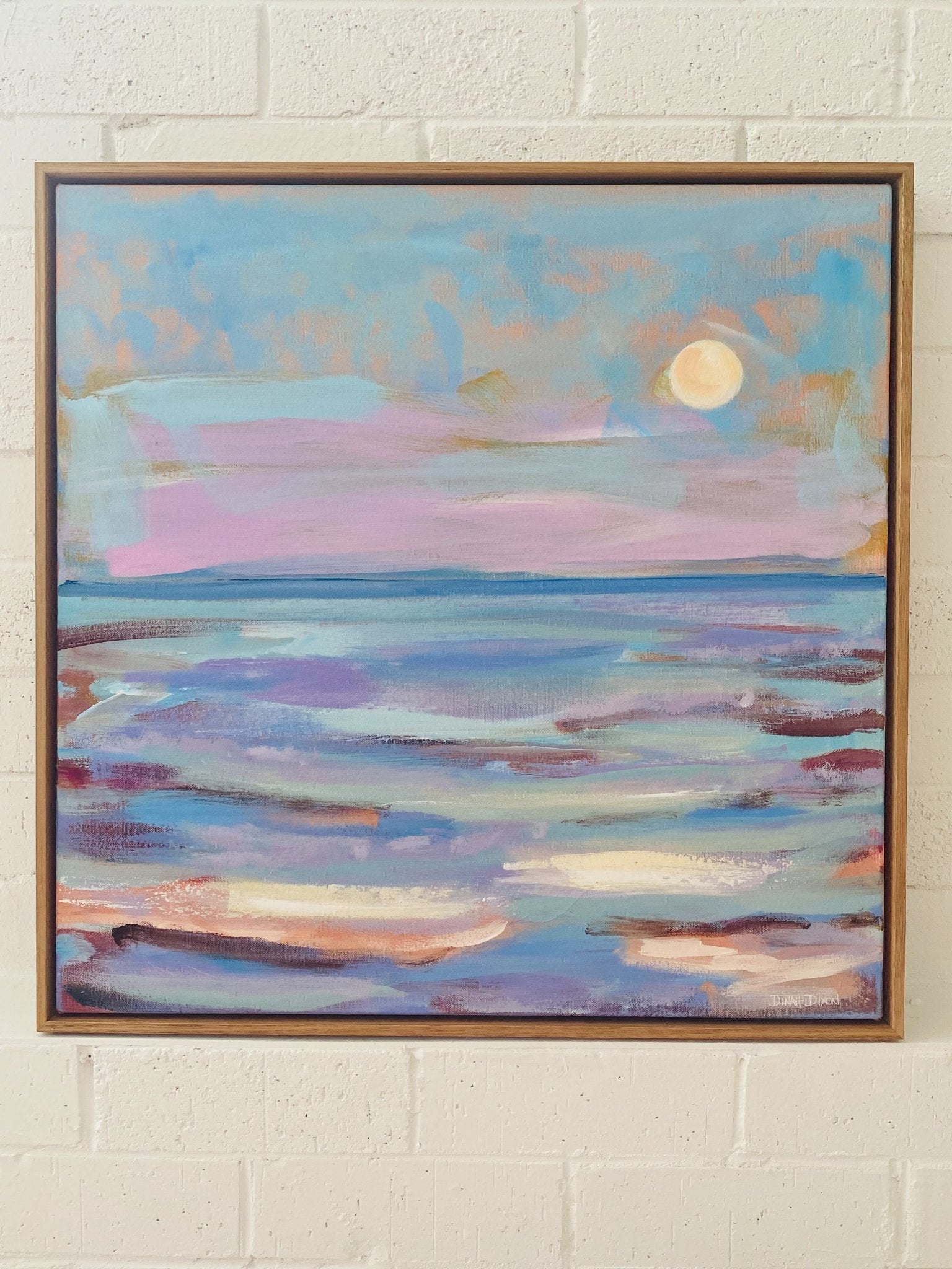 Bay Moon Rising - Original Art - Gold Coast Gallery Of ArtDinah Dixon