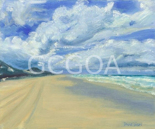 Beach Driving - Gold Coast Gallery Of ArtDinah Dixon