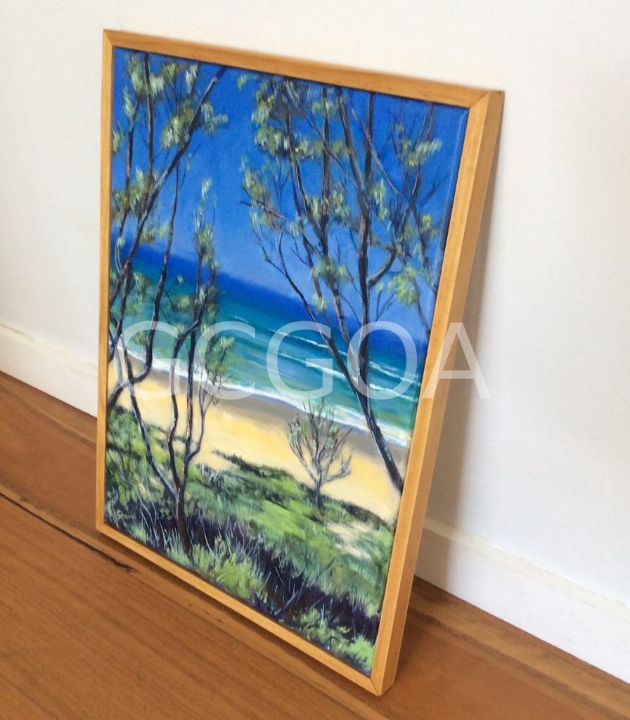 Beach Glimpse at Wooli - Gold Coast Gallery Of ArtAnne Strambi