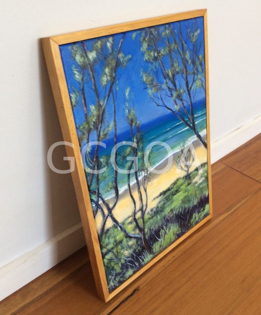 Beach Glimpse at Wooli - Gold Coast Gallery Of ArtAnne Strambi