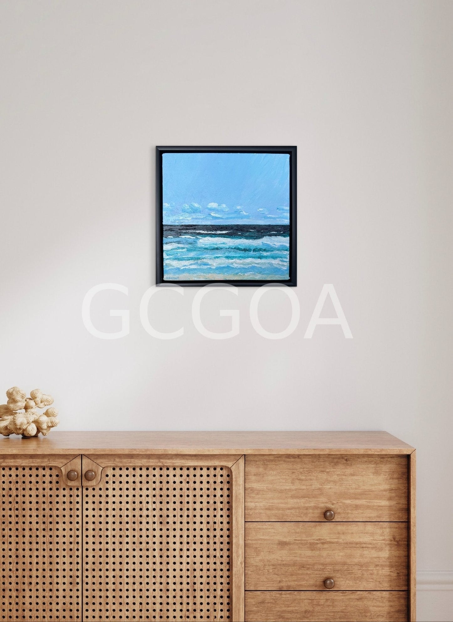 Beach In Blue - Gold Coast Gallery Of ArtSuzanne Barrett