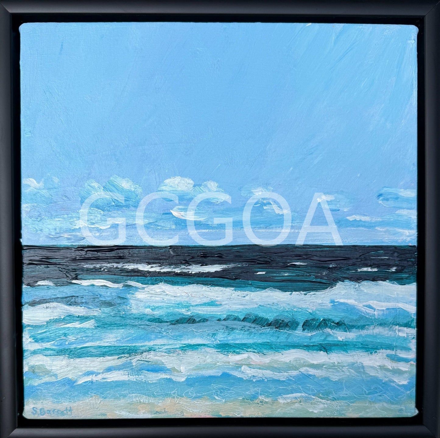 Beach In Blue - Gold Coast Gallery Of ArtSuzanne Barrett