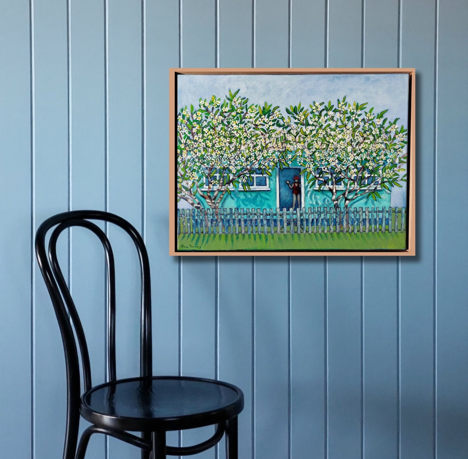 Beach Shack - Original - Gold Coast Gallery Of ArtFiona Thorning