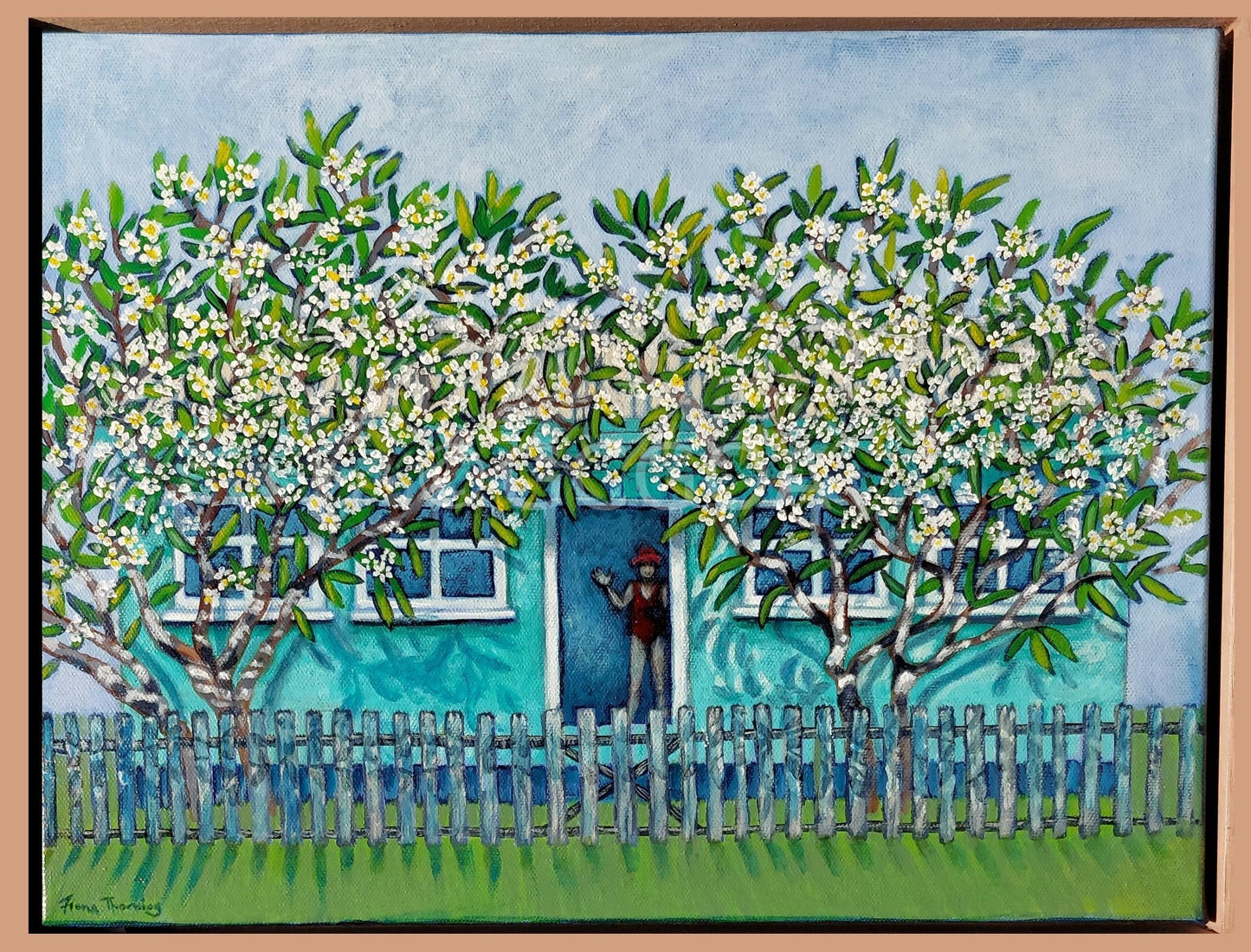 Beach Shack - Original - Gold Coast Gallery Of ArtFiona Thorning