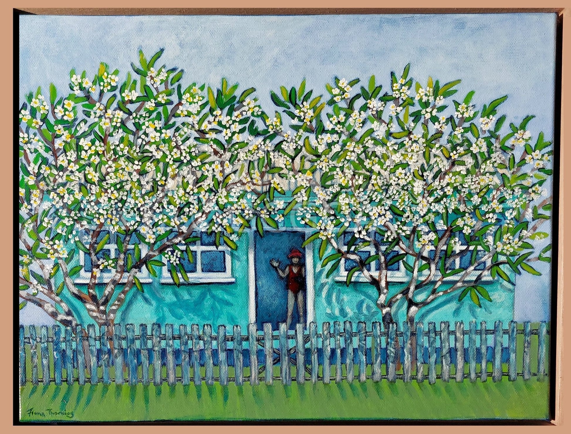 Beach Shack - Original - Gold Coast Gallery Of ArtFiona Thorning