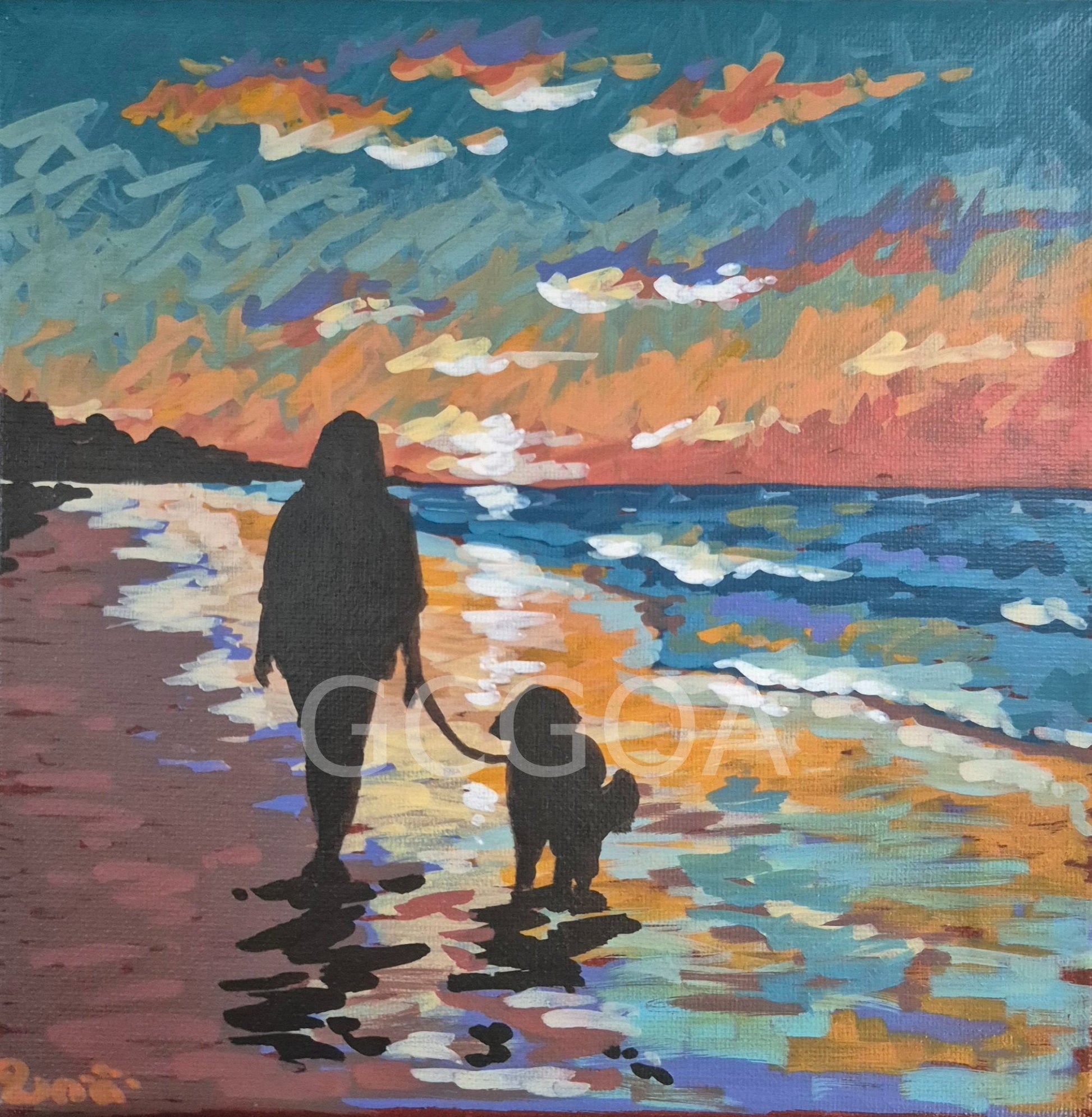 Beach Walkies - Gold Coast Gallery Of ArtRenae Hall
