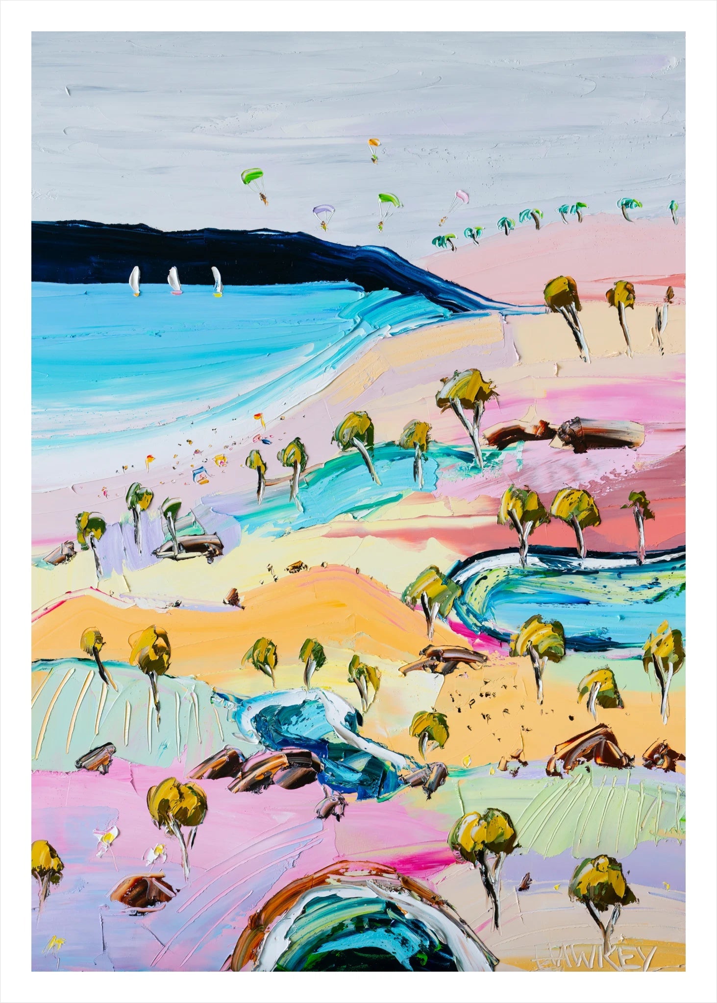 Beachlands 9 - Fine Art Print - Gold Coast Gallery Of ArtAngela Hawkey