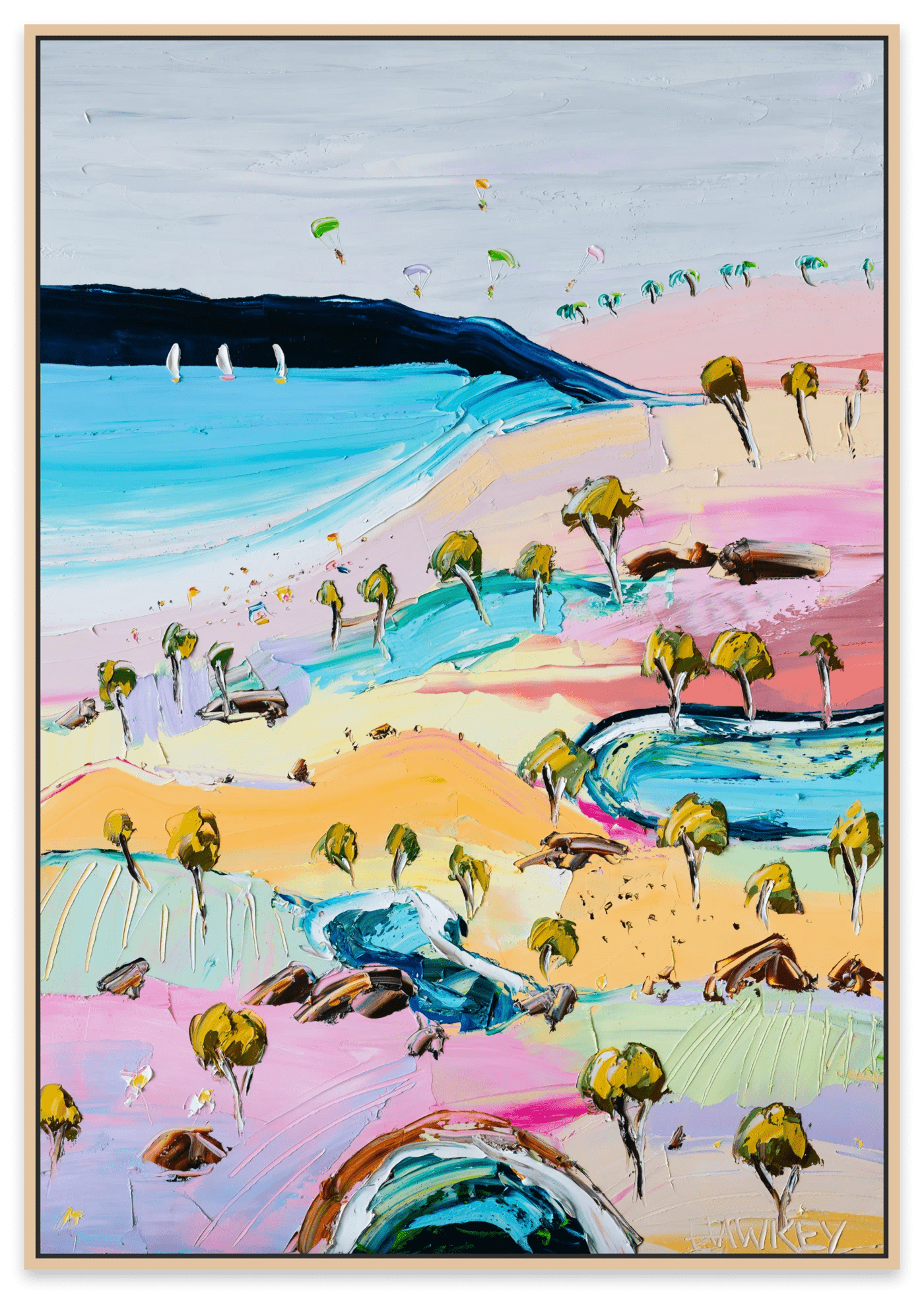 Beachlands 9 - Fine Art Print - Gold Coast Gallery Of ArtAngela Hawkey