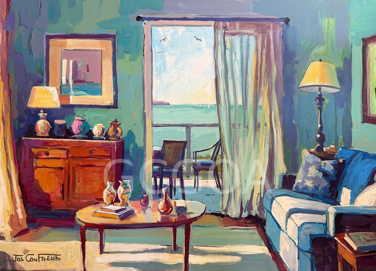 Beachside Bliss - Gold Coast Gallery Of ArtJos Coufreur