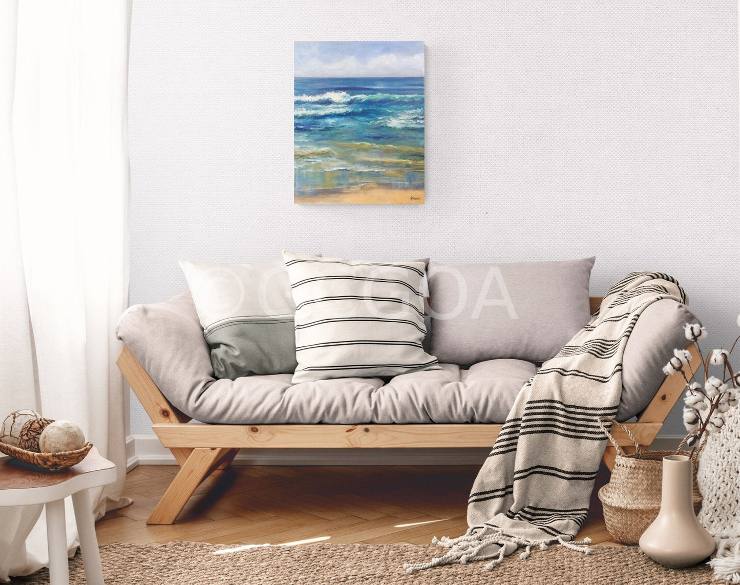 Beachside Waves - Gold Coast Gallery Of ArtAnne Strambi