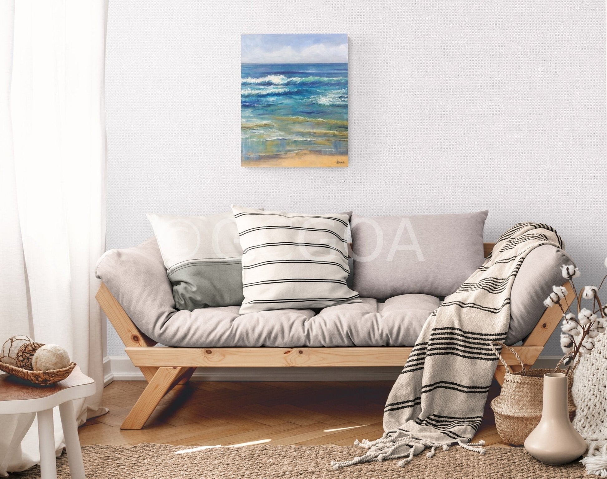 Beachside Waves - Gold Coast Gallery Of ArtAnne Strambi