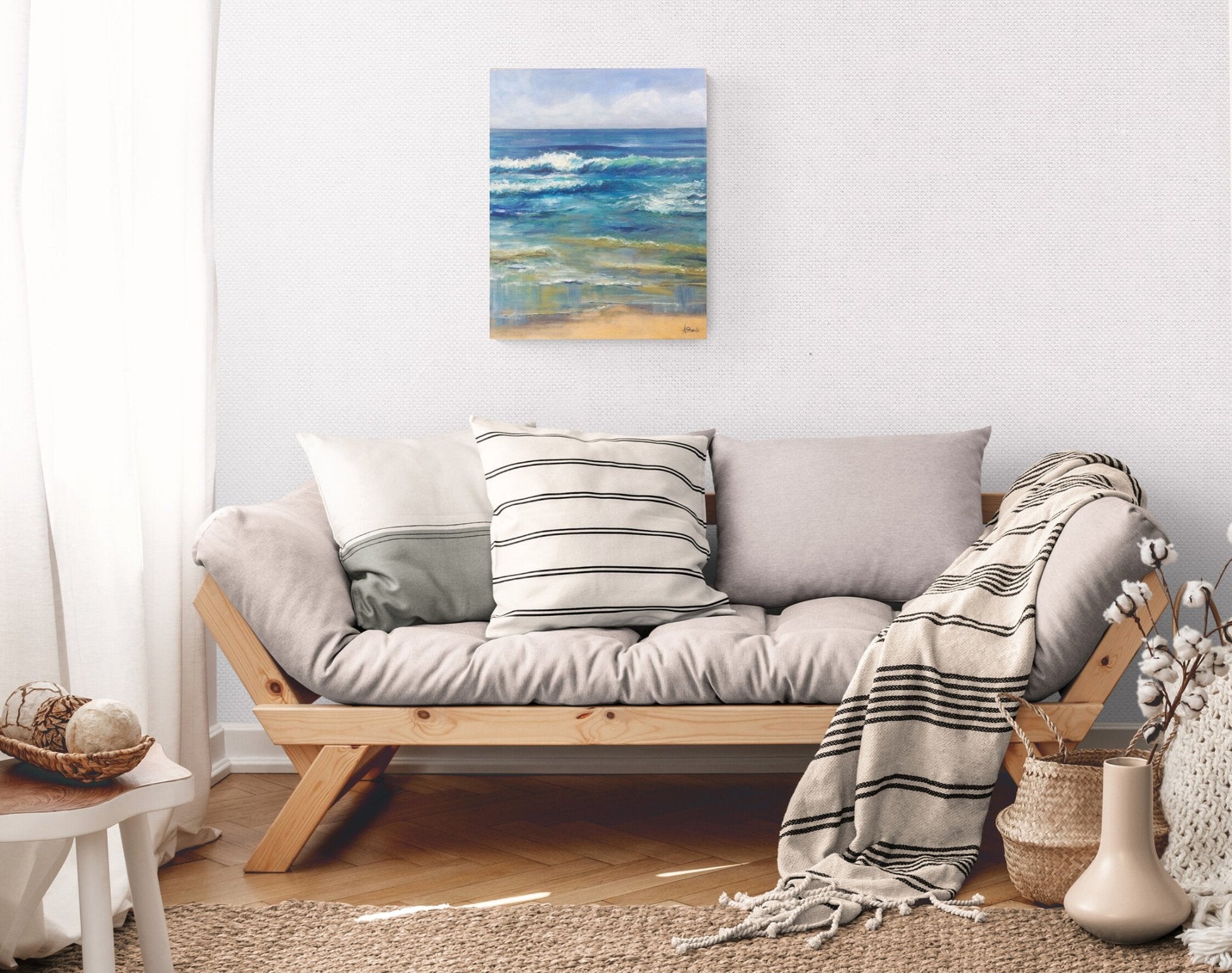 Beachside Waves - Gold Coast Gallery Of ArtAnne Strambi