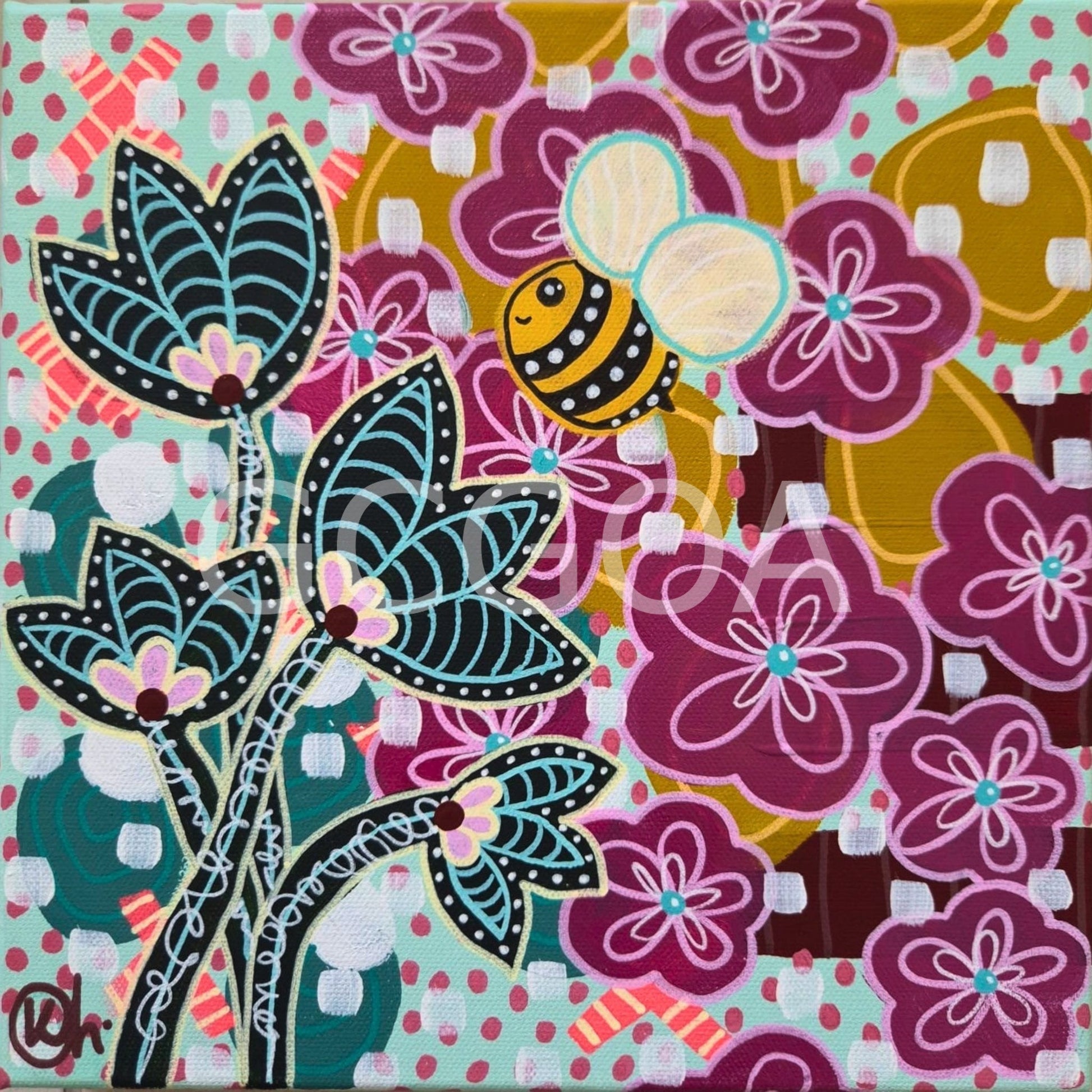 Bee Cute 1 - Gold Coast Gallery Of ArtKat Handley