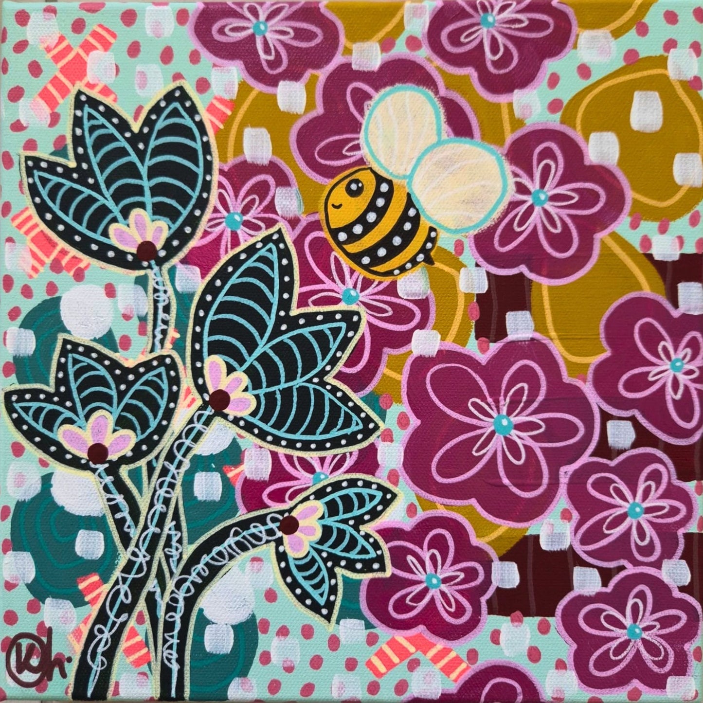 Bee Cute 1 - Gold Coast Gallery Of ArtKat Handley