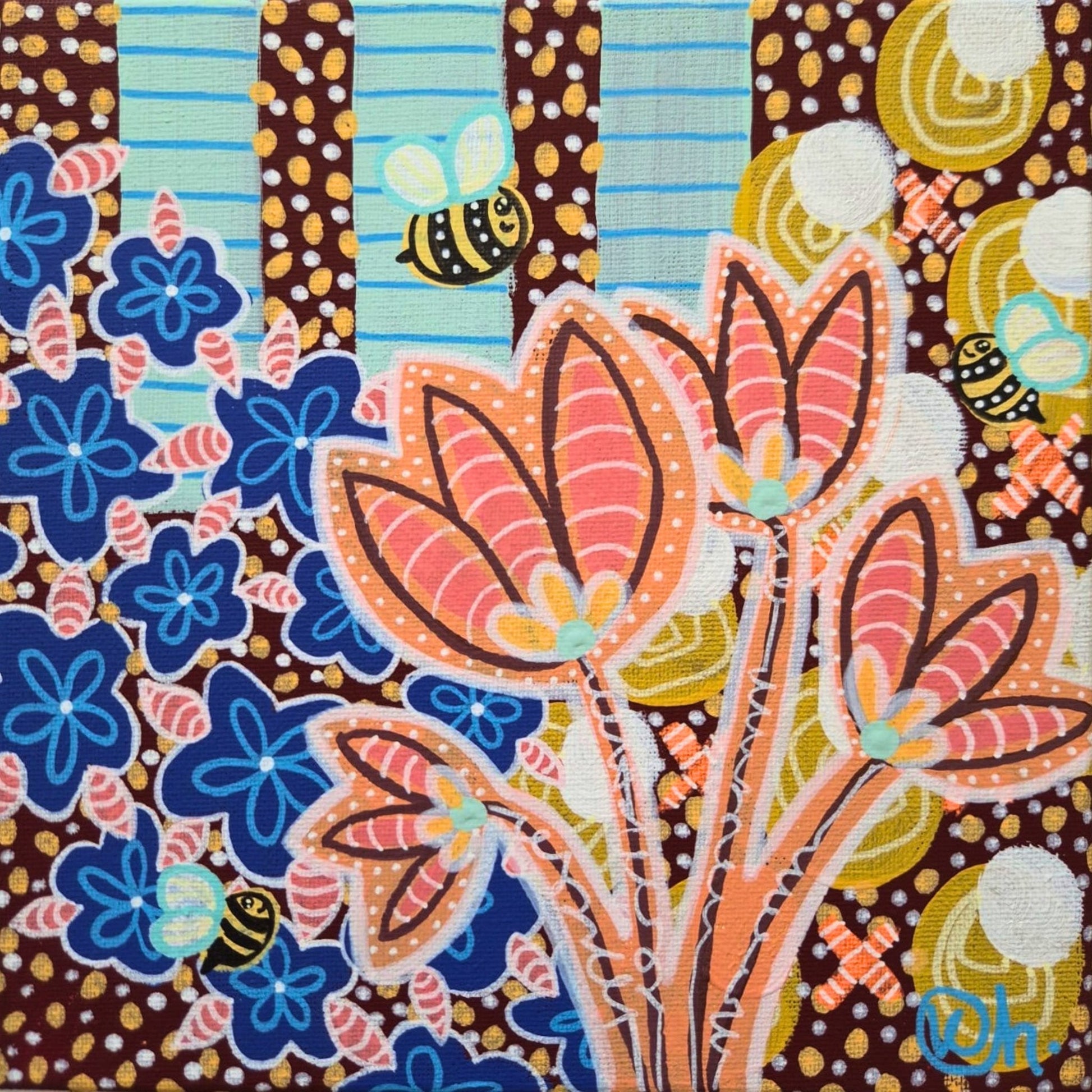 Bee Cute 2 - Gold Coast Gallery Of ArtKat Handley