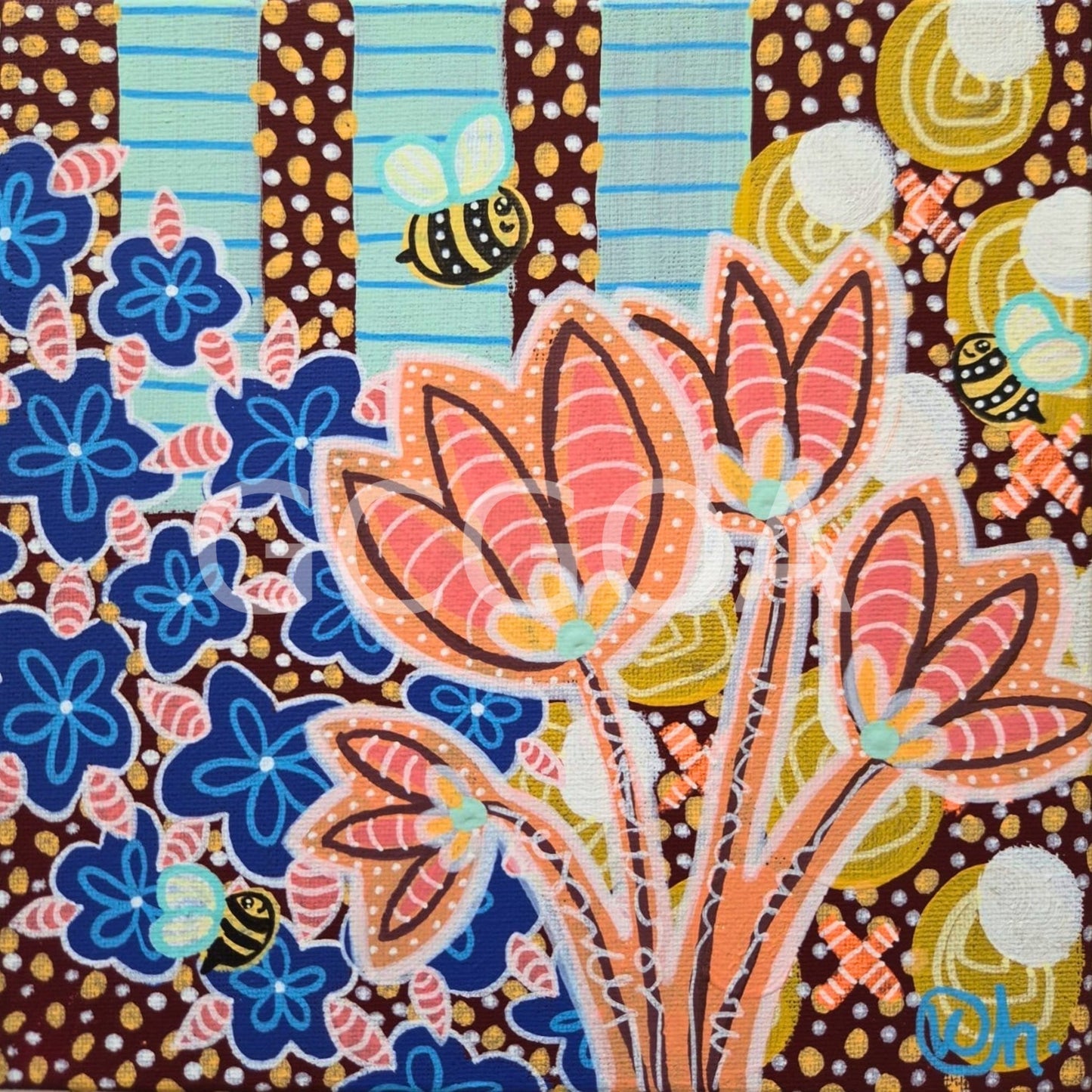 Bee Cute 2 - Gold Coast Gallery Of ArtKat Handley
