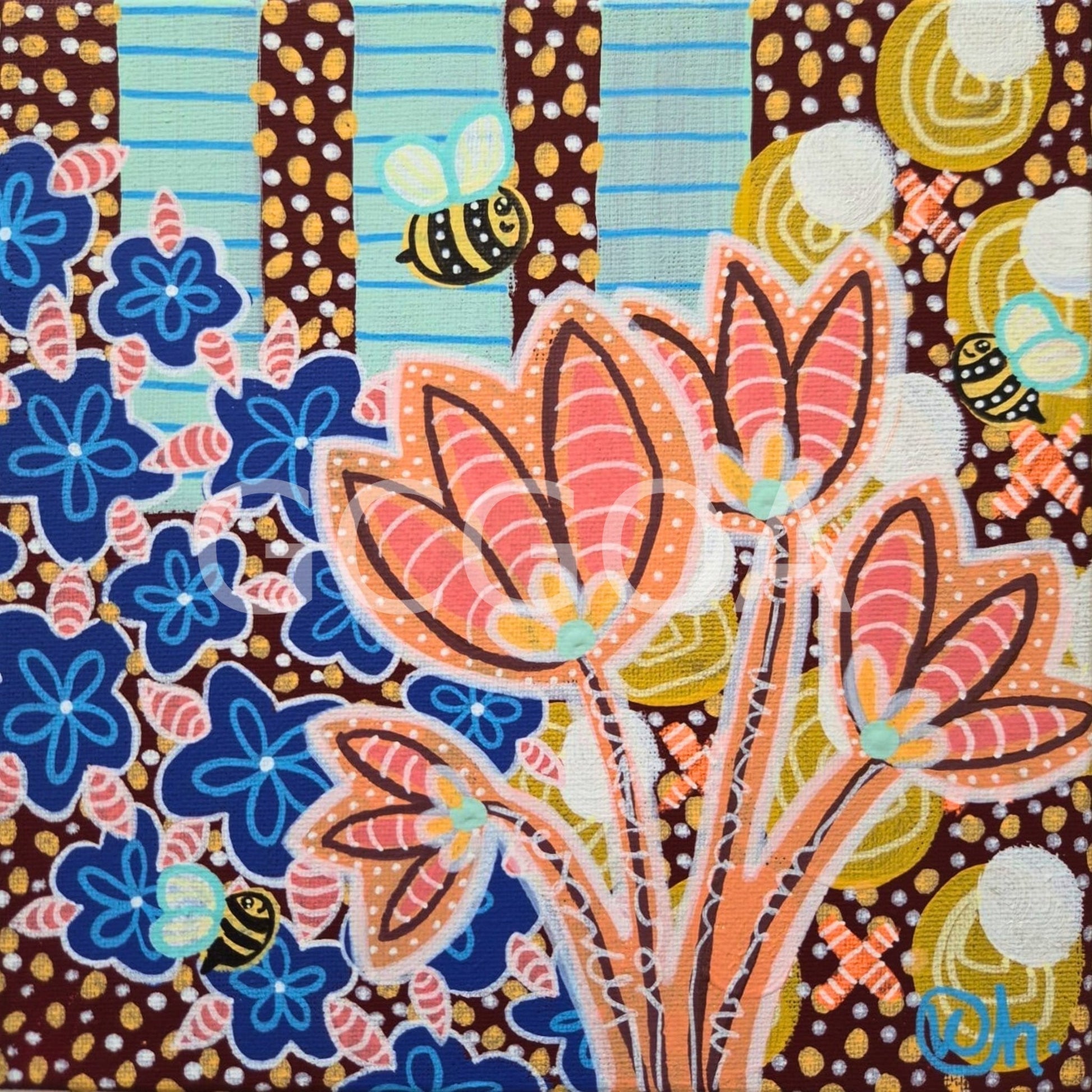 Bee Cute 2 - Gold Coast Gallery Of ArtKat Handley