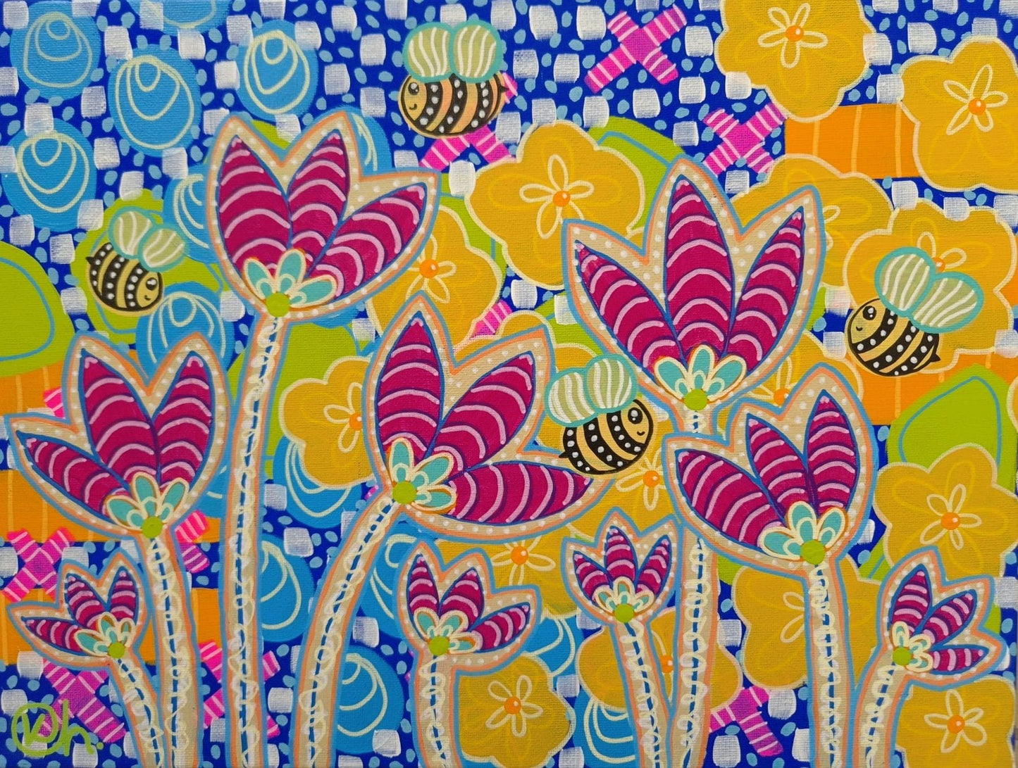 Bee Cute 3 - Gold Coast Gallery Of ArtKat Handley