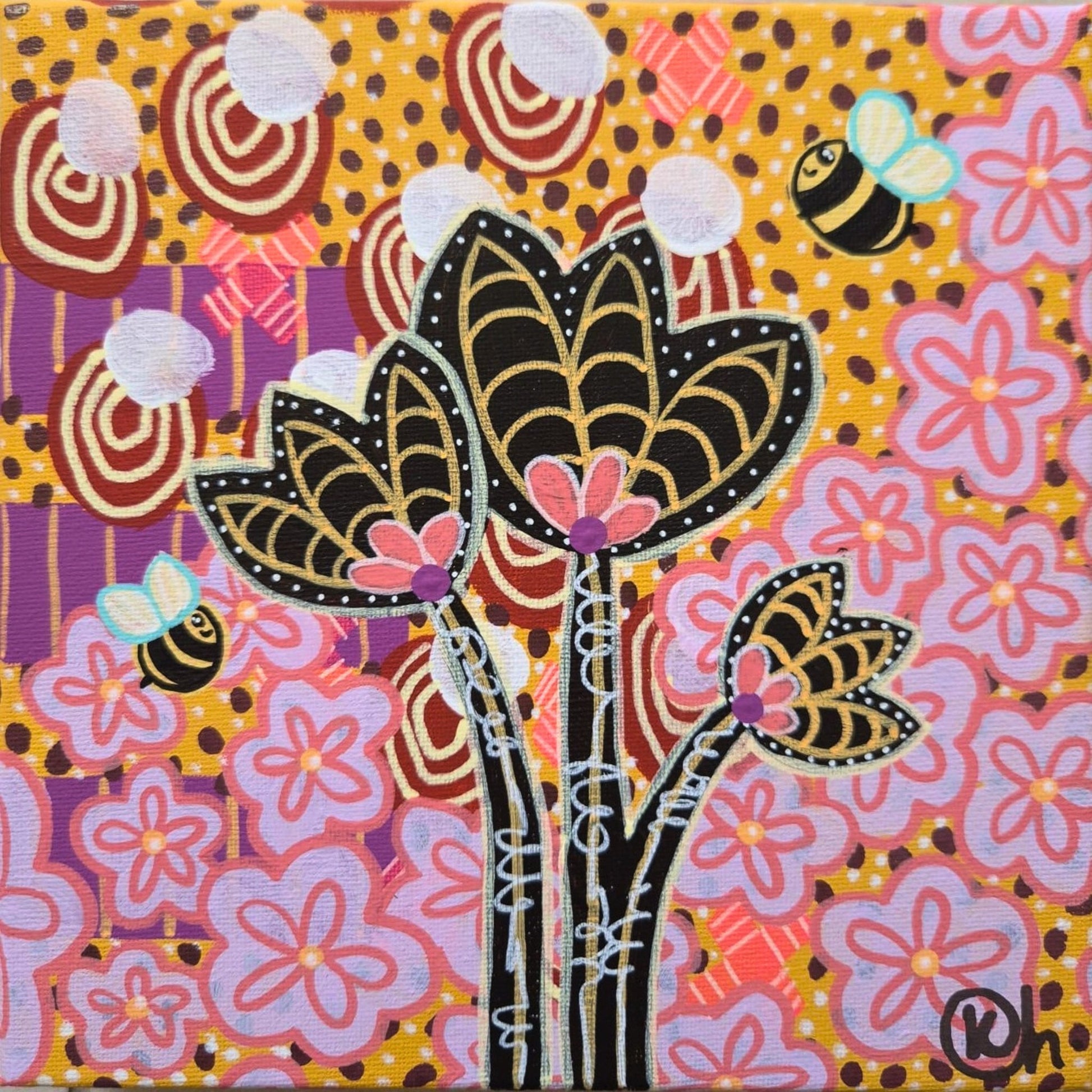 Bee Cute 5 - Gold Coast Gallery Of ArtKat Handley