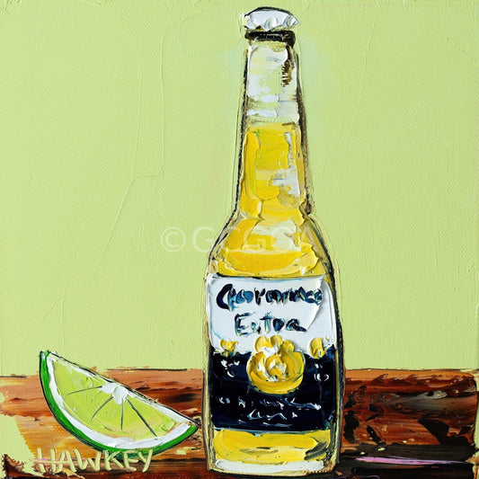 Beer And Lime - Fine Art Print - Gold Coast Gallery Of ArtAngela Hawkey