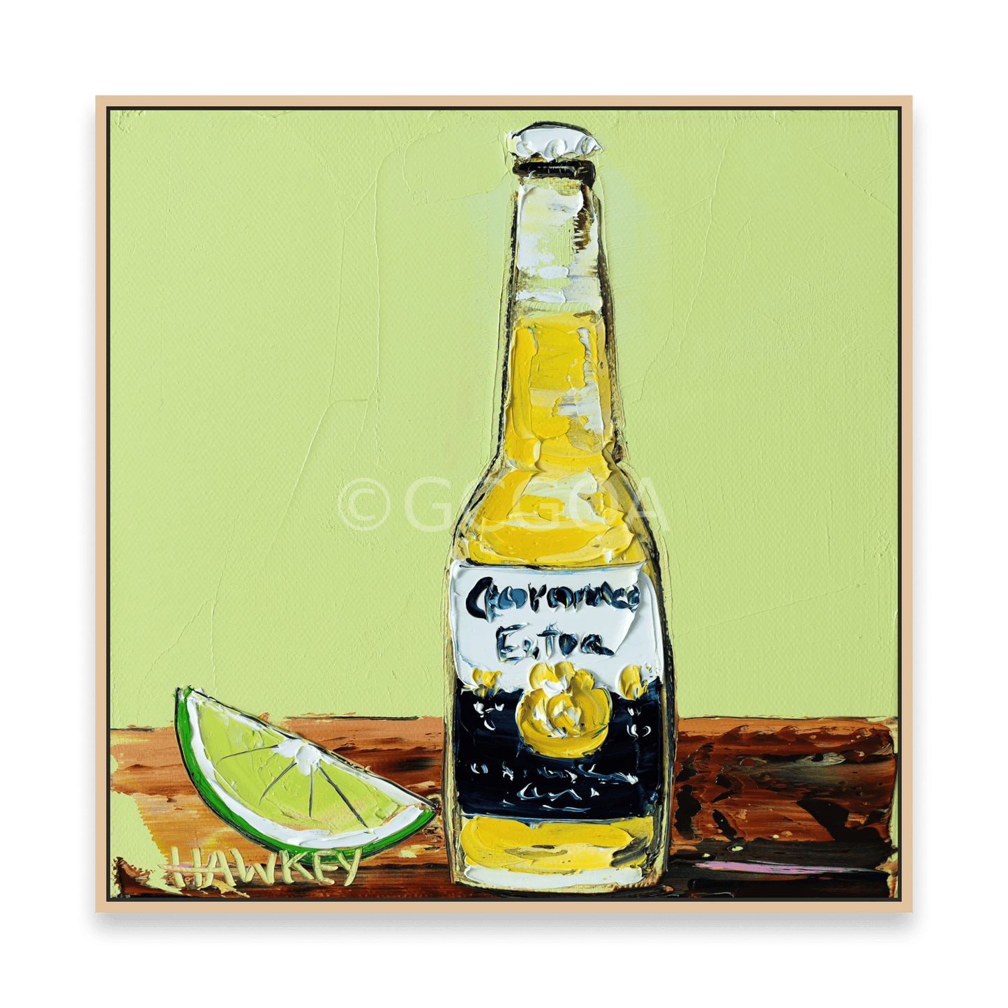 Beer And Lime - Fine Art Print - Gold Coast Gallery Of ArtAngela Hawkey