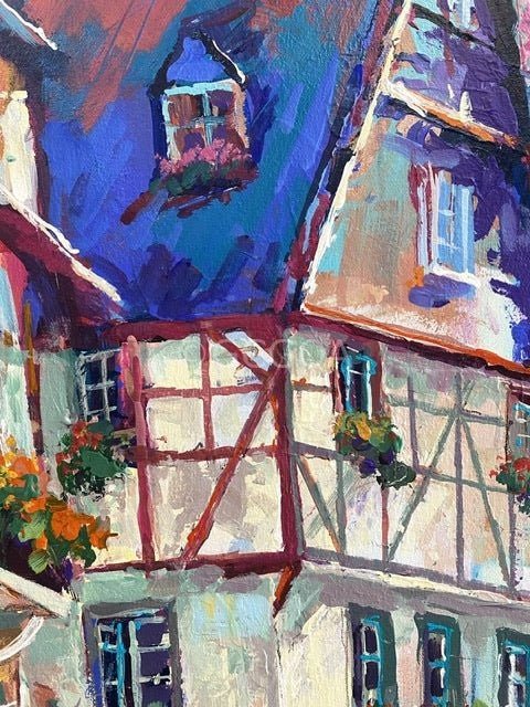 Beilstein, the Sleeping Beauty along the Mosel River - Original Art - Gold Coast Gallery Of ArtJos Coufreur