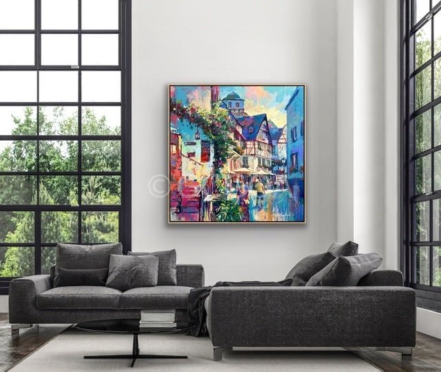 Beilstein, the Sleeping Beauty along the Mosel River - Original Art - Gold Coast Gallery Of ArtJos Coufreur
