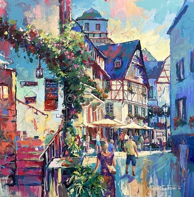 Beilstein, the Sleeping Beauty along the Mosel River - Original Art - Gold Coast Gallery Of ArtJos Coufreur