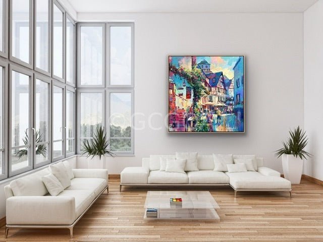 Beilstein, the Sleeping Beauty along the Mosel River - Original Art - Gold Coast Gallery Of ArtJos Coufreur