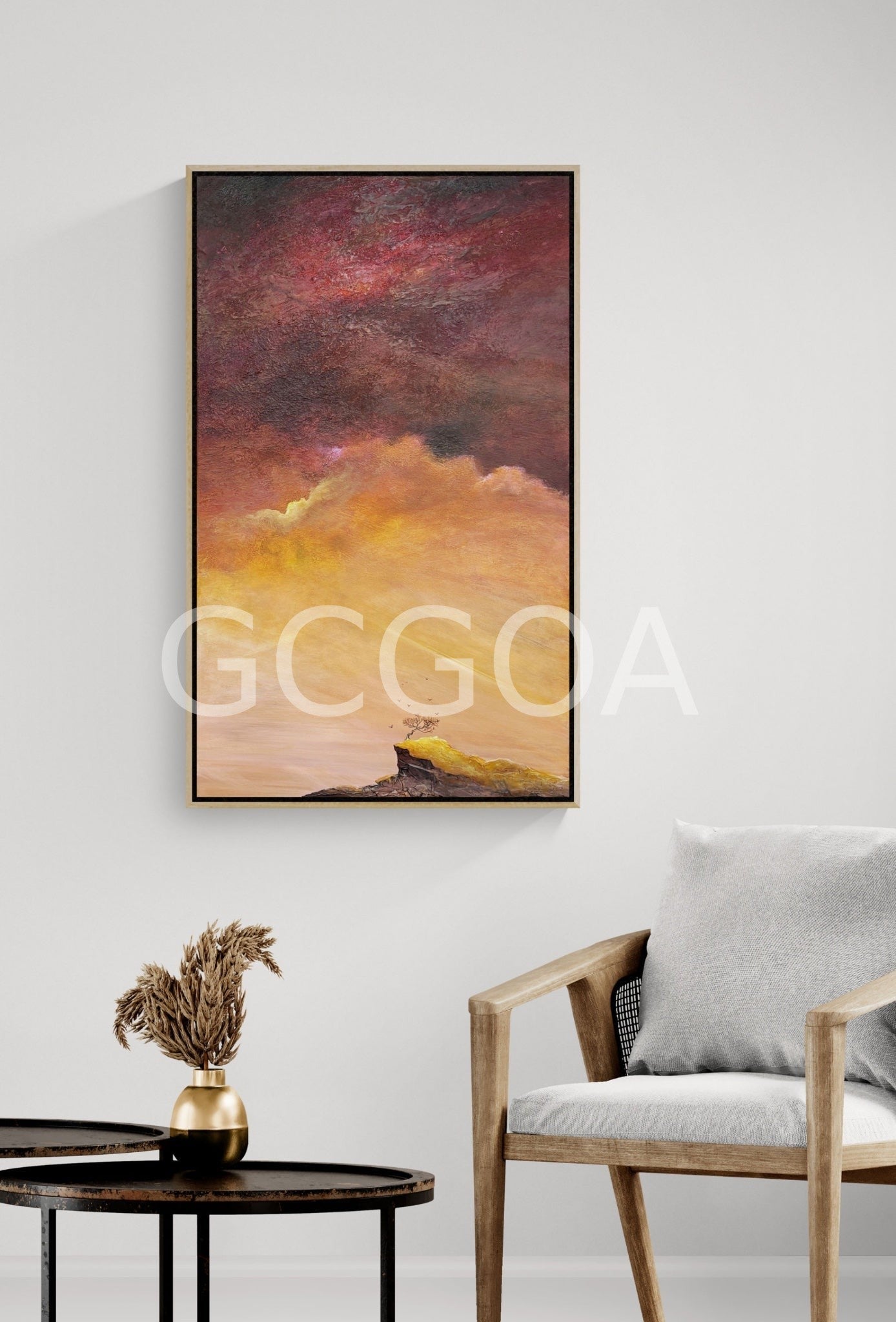 Beneath A Crimson Memory - Gold Coast Gallery Of ArtTania Chanter