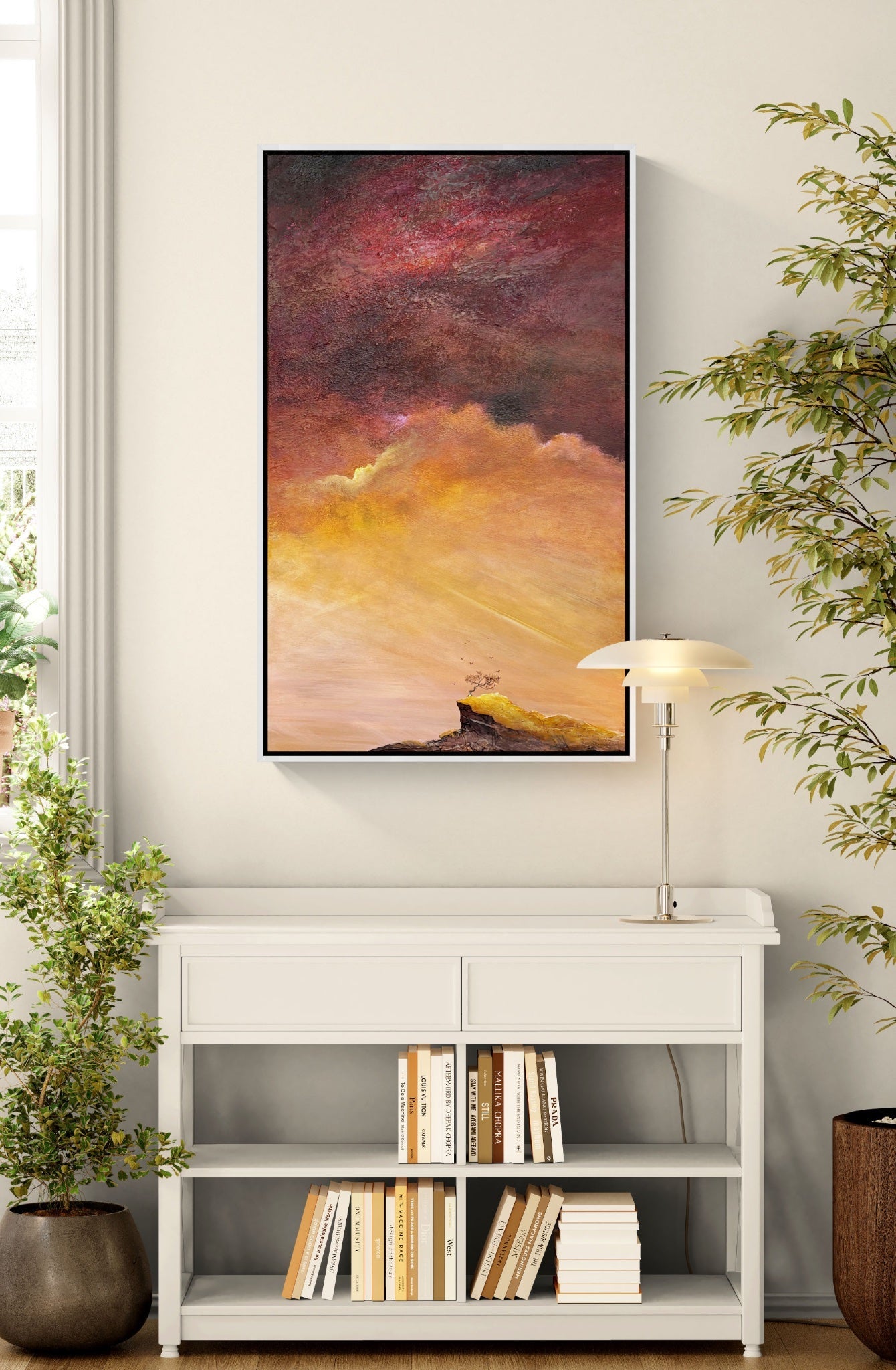 Beneath A Crimson Memory - Gold Coast Gallery Of ArtTania Chanter
