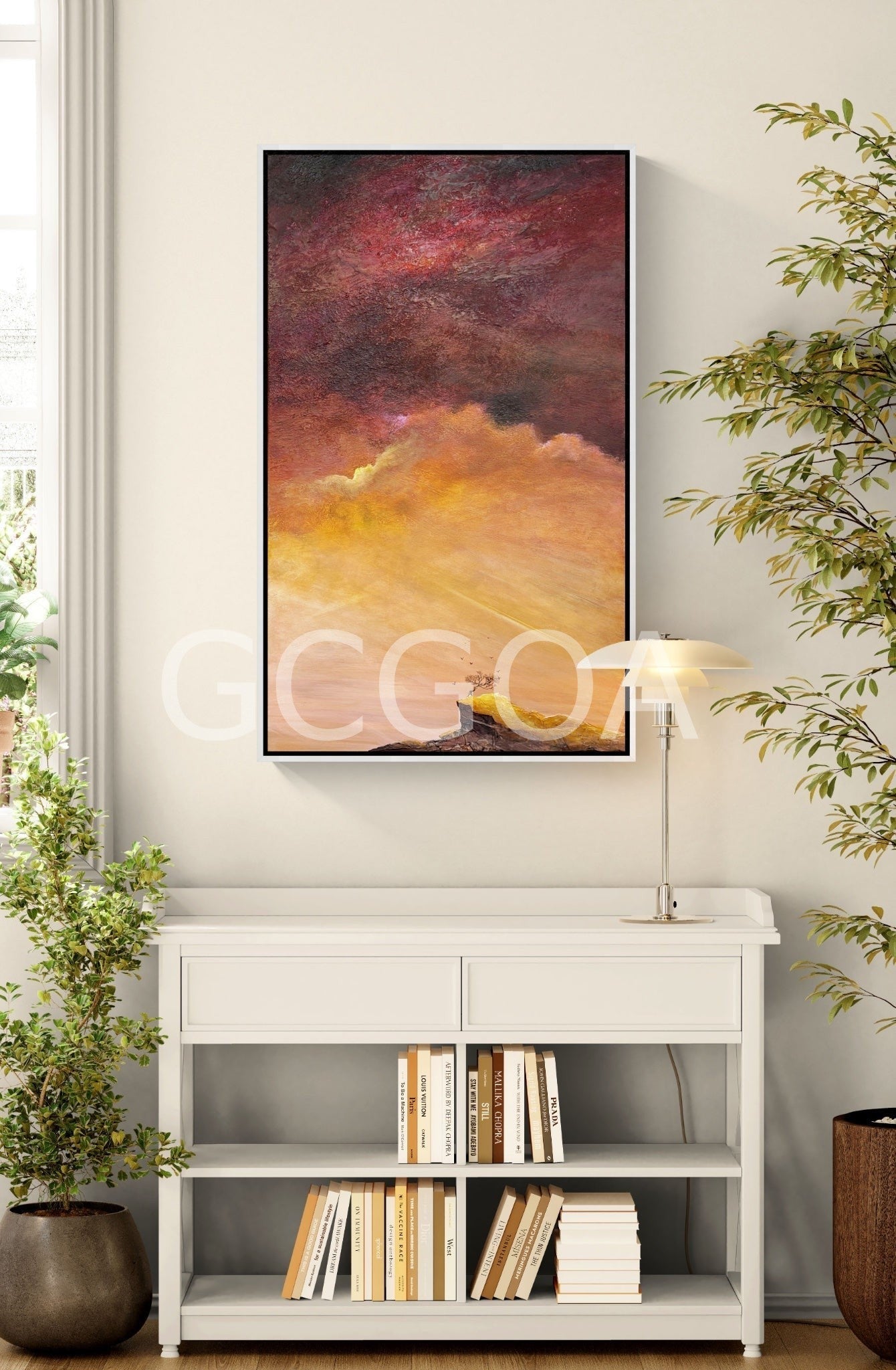 Beneath A Crimson Memory - Gold Coast Gallery Of ArtTania Chanter