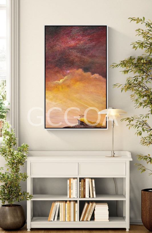 Beneath A Crimson Memory - Gold Coast Gallery Of ArtTania Chanter