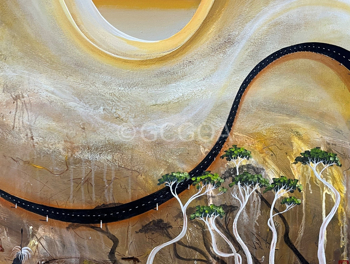 Beneath The Wind Carved Dunes - Gold Coast Gallery Of ArtTania Chanter