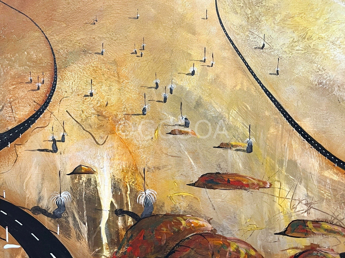 Beneath The Wind Carved Dunes - Gold Coast Gallery Of ArtTania Chanter