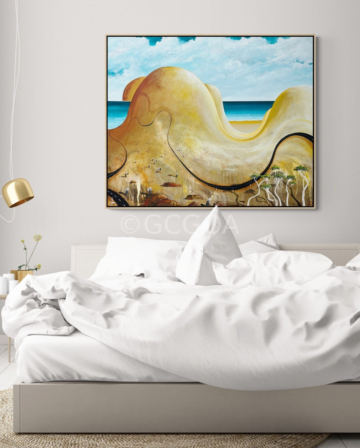 Beneath The Wind Carved Dunes - Gold Coast Gallery Of ArtTania Chanter