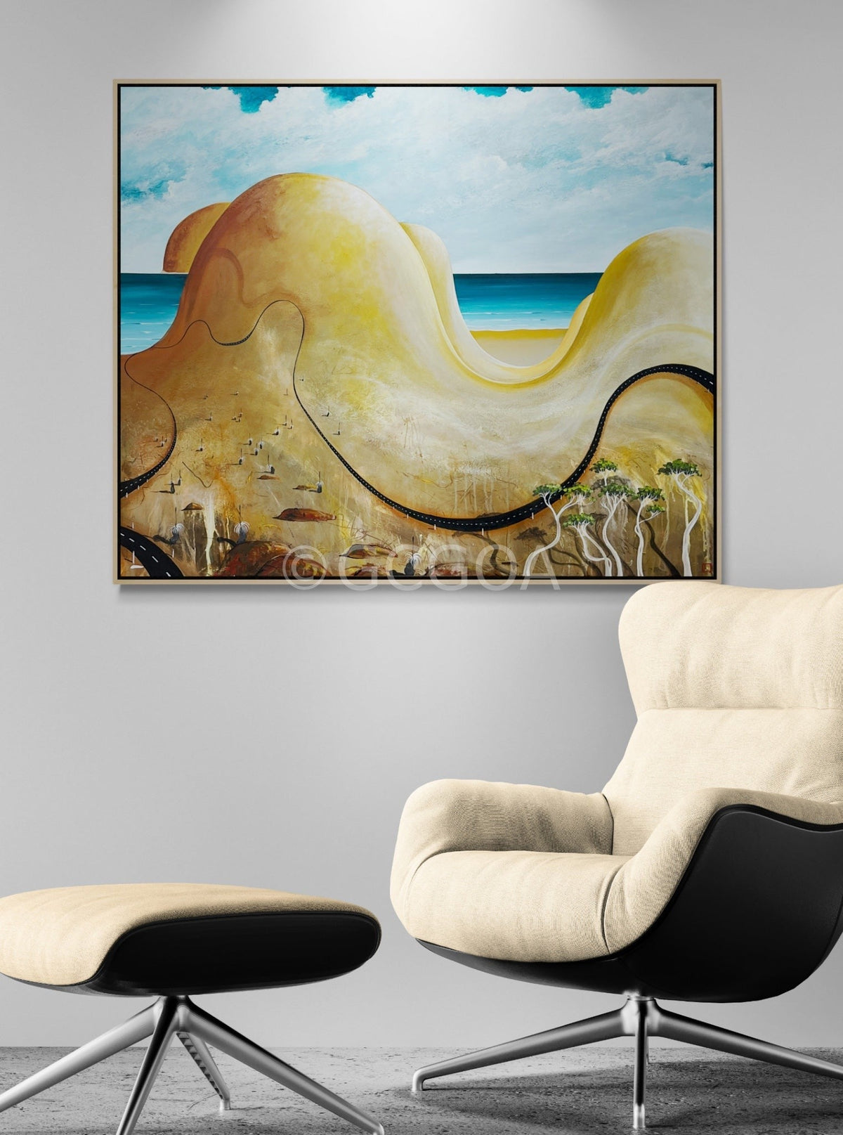 Beneath The Wind Carved Dunes - Gold Coast Gallery Of ArtTania Chanter