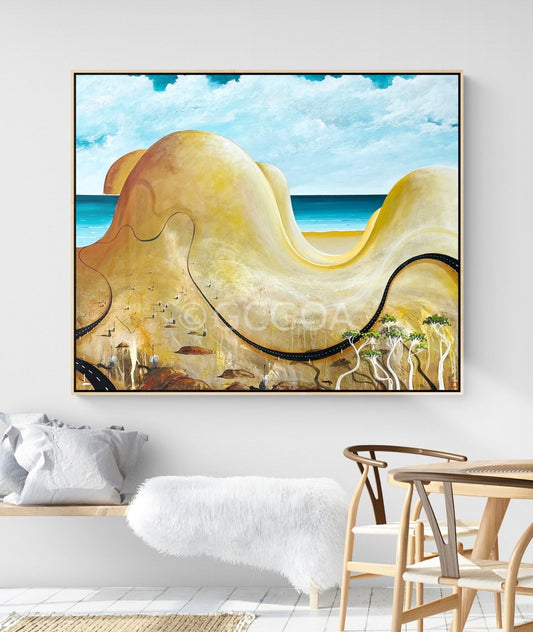 Beneath The Wind Carved Dunes - Gold Coast Gallery Of ArtTania Chanter