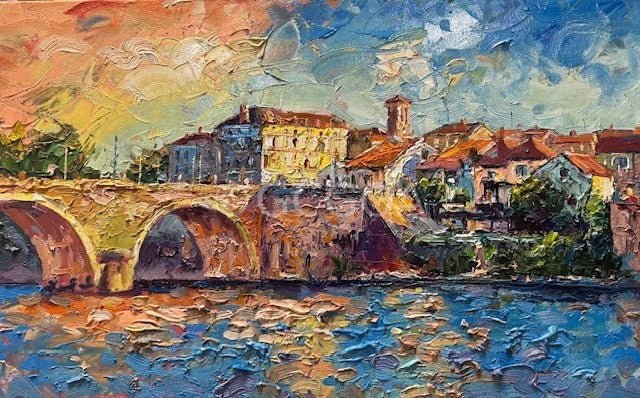 Bergerac, France 3 - Original Art - Gold Coast Gallery Of ArtJos Coufreur