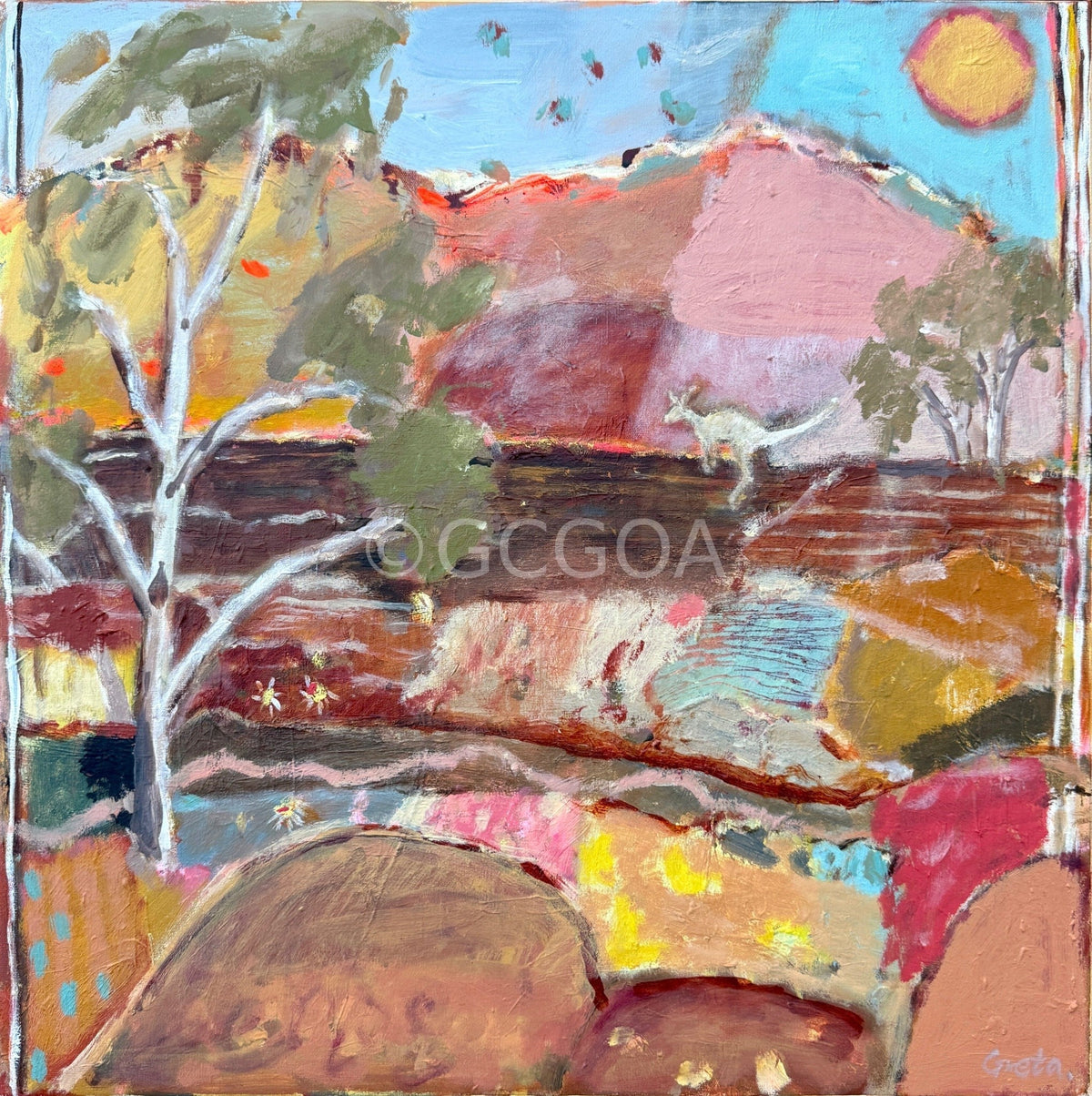 beside the billabong - Gold Coast Gallery Of ArtGreta Hounslow