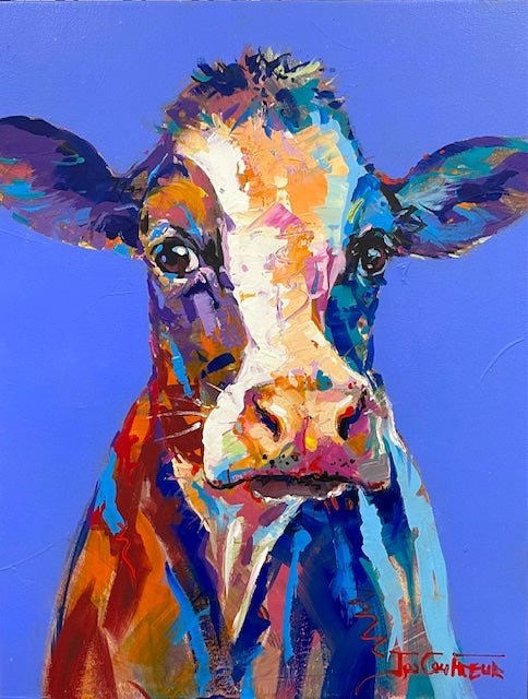 Bessie the Cow - Original Art - Gold Coast Gallery Of ArtJos Coufreur